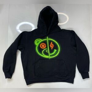 J Balvin X SECH La Luz Pullover Hoodie Women Small Black Music Merch Rare